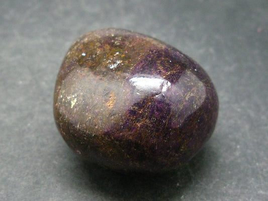 Purple Purpurite Tumbled Stone From Namibia - 1.8" - 70.67 Grams