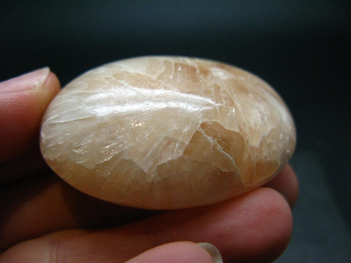 Unique Stilbite Tumbled Stone From India - 2.1"