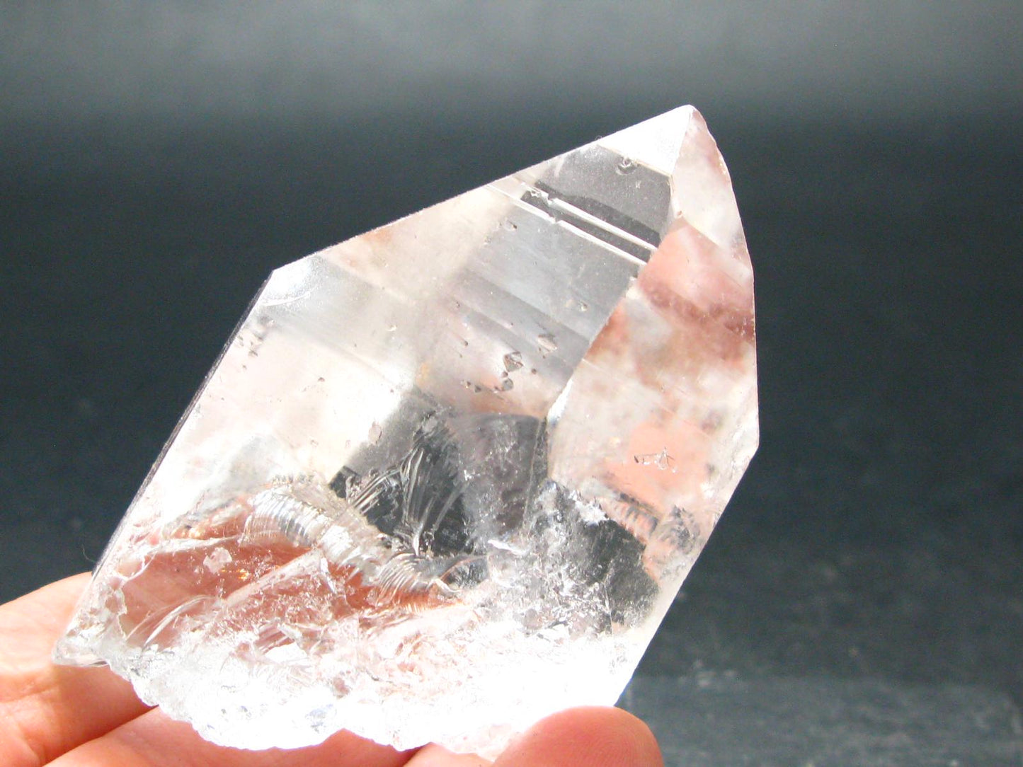 Record Keeper Lemurian Seed Quartz Crystal From Brazil - 2.5"