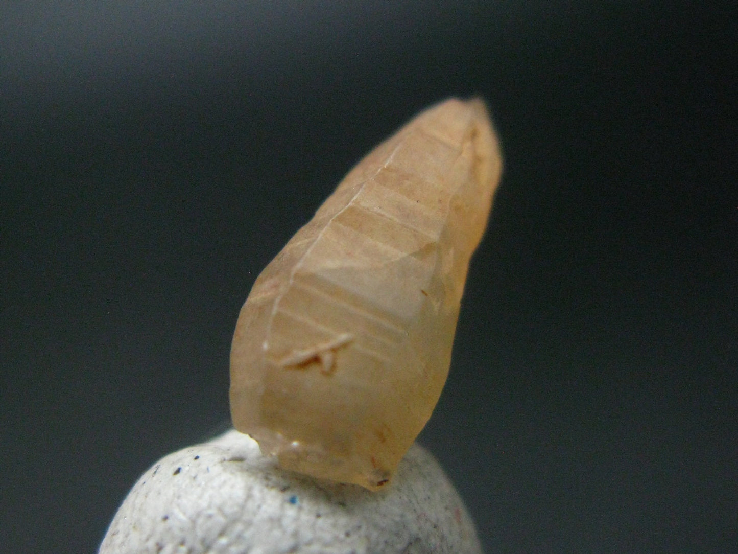 Large Gem Yellow Sapphire Corundum Crystal From Sri Lanka - 0.6" - 3.80 Carats