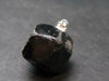 Sharp Black Melanite Andradite Garnet Silver Pendant From Mali - 0.9" - 8.71 Grams