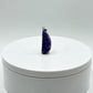 Charoite Sterling Silver Pendant – Curved Teardrop - 5.02 Grams