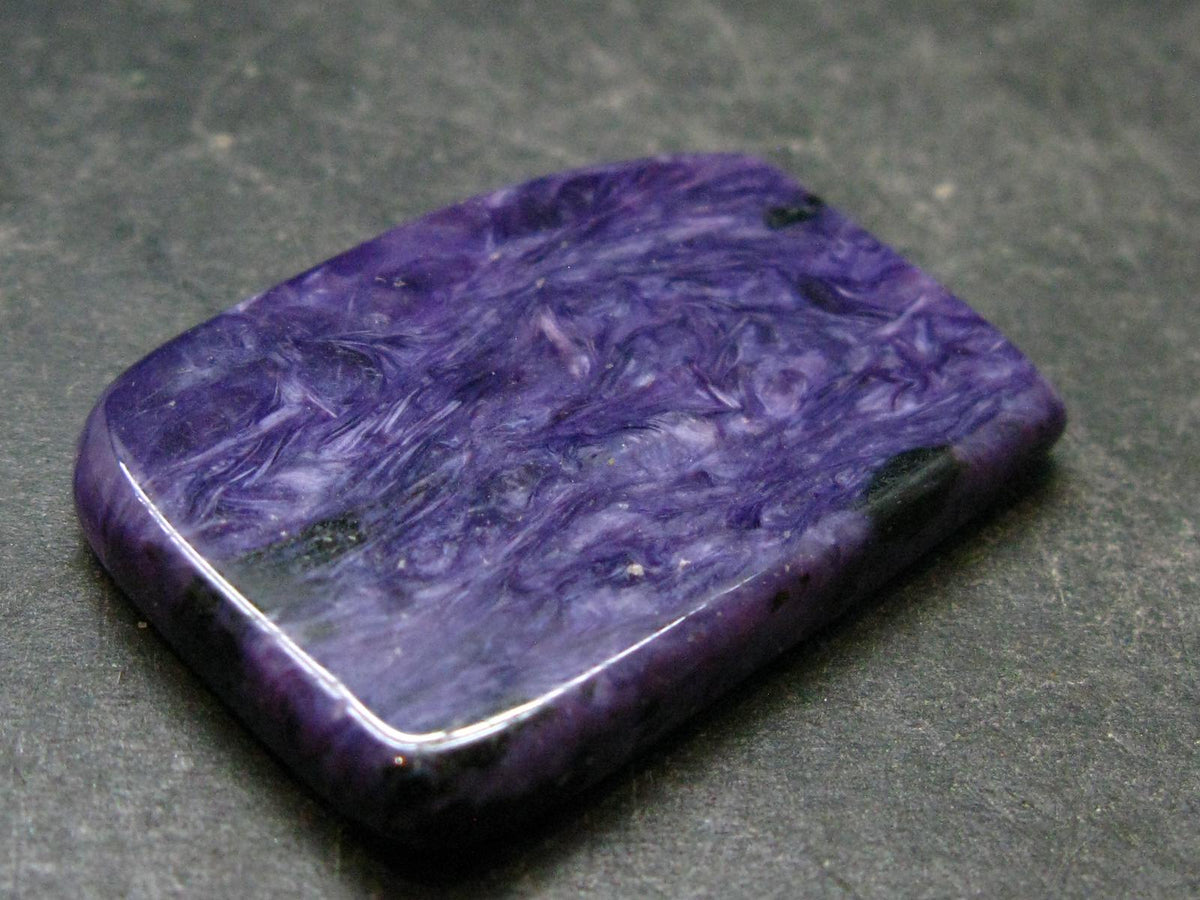 Large Nice Charoite Tumbled Stone from Russia - 11.04 Grams - 1.4"