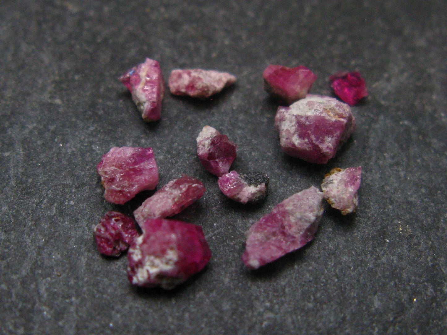 Nice Lot of Bixbite Red Emerald Beryl Crystals From Utah USA - 2.00 Carats
