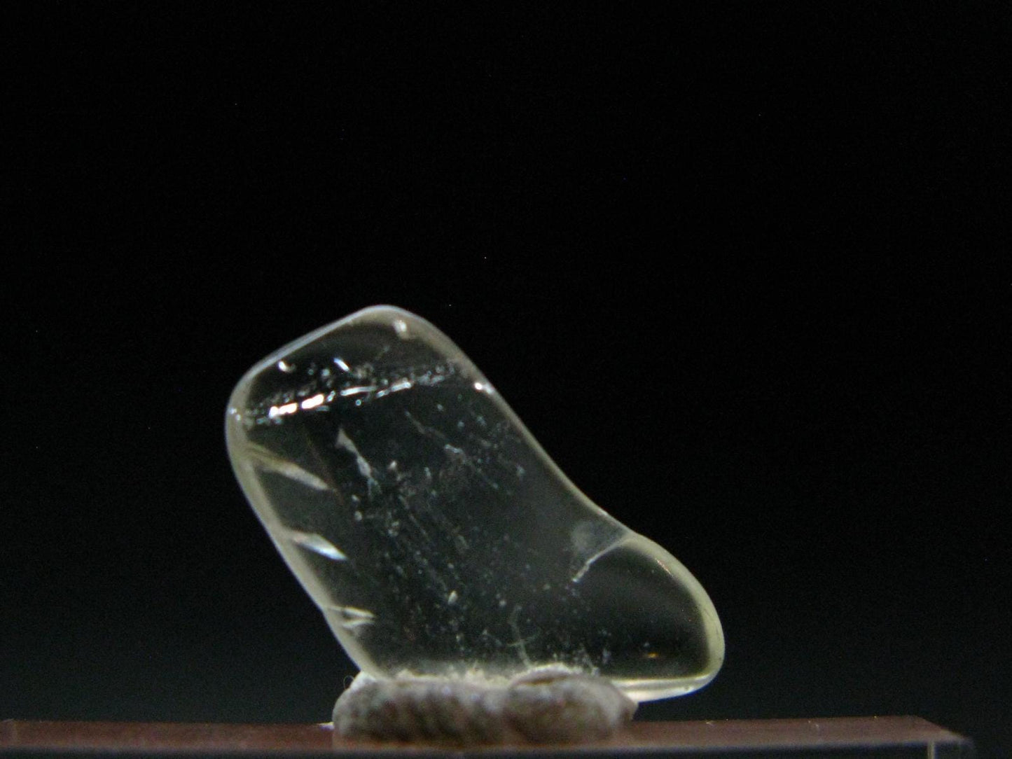 Gem Green Herderite Tumbled Stone From Pakistan - 1.90 Carats - 0.6"
