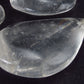 Lot of Three Natural Clear Drop Shaped Quartz Crystal Pendant from Brazil