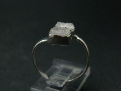 Amblygonite Silver Ring From Brazil - 2.34 Grams - Adjustable size