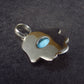 Summer’s Sea!! Rare Polished Cabochon Blue Larimar Pectolite Silver Pendant From Dominican Republic - 1.2" - 2.90 Grams