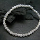 Moonstone Genuine Bracelet ~ 7 Inches ~ 4mm Round Facetted Beads
