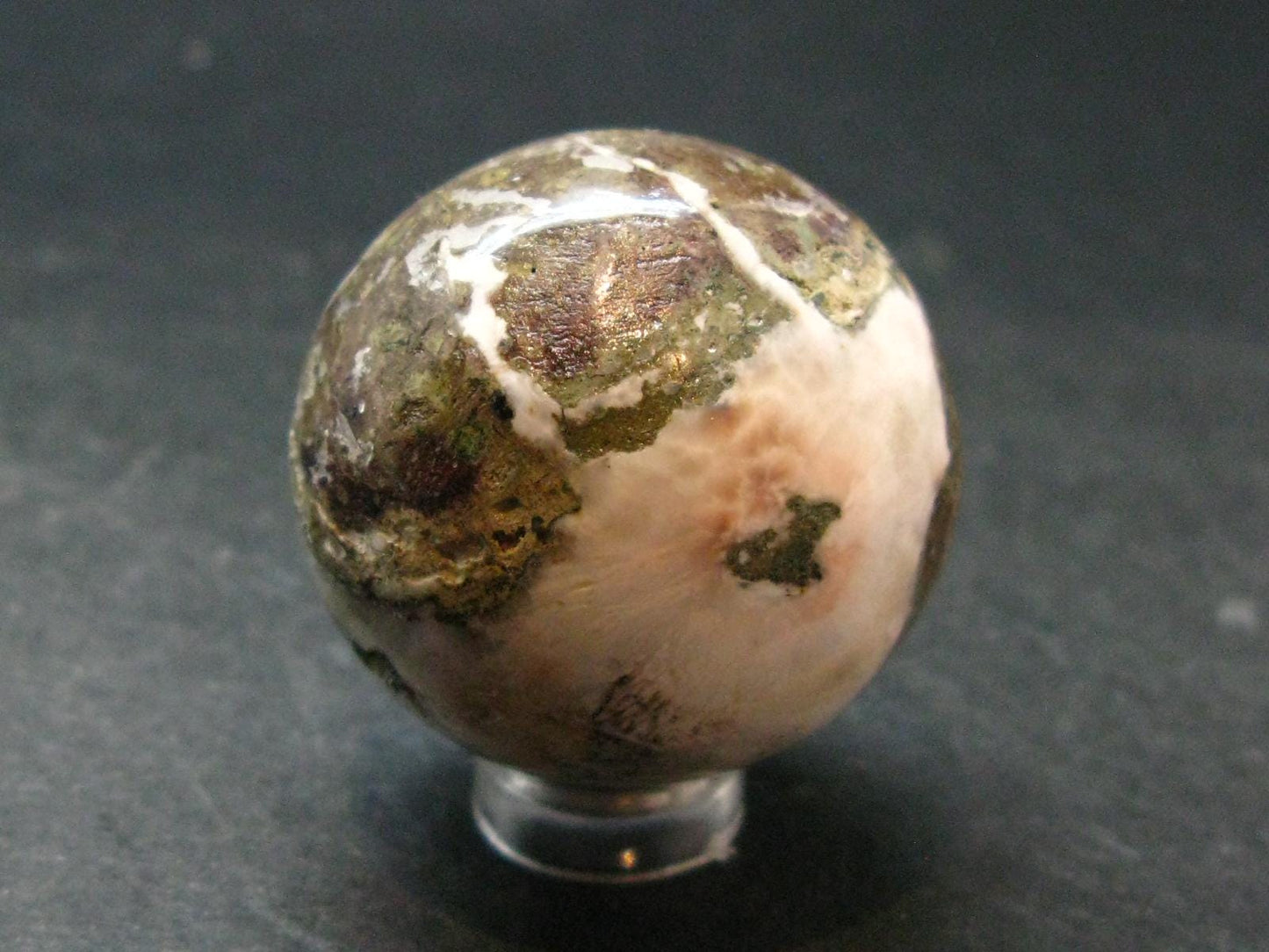 Natrolite Sphere Ball From Indonesia - 1.4" - 45.39 Grams