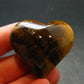 Tiger Eye Heart From Brazil - 1.4"