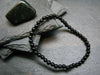 Black Onyx Genuine Bracelet ~ 7 Inches ~ 4mm Round Beads