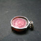 Rhodochrosite Sterling Silver Pendant From Alma Colorado - 0.9" - 3.20 Grams