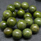 Epidote Genuine Bracelet ~ 7 Inches ~ 10mm Round Beads