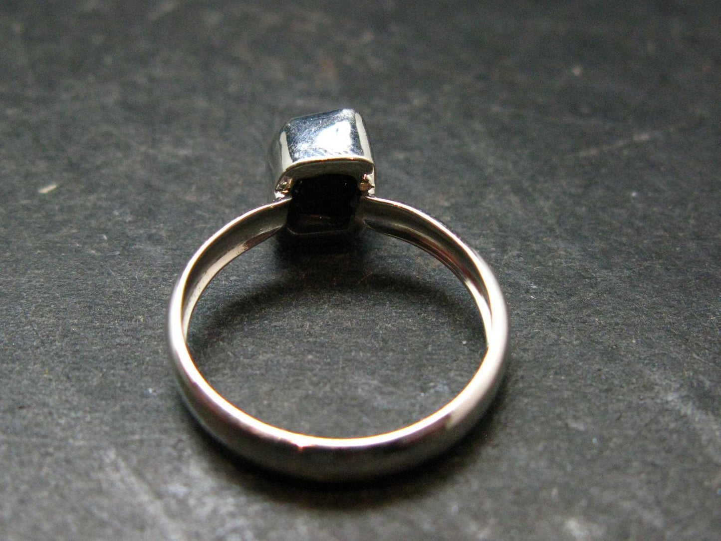 Terminated Brookite Crystal Silver Ring From Arkansas - Size 6 - 2.07 Grams
