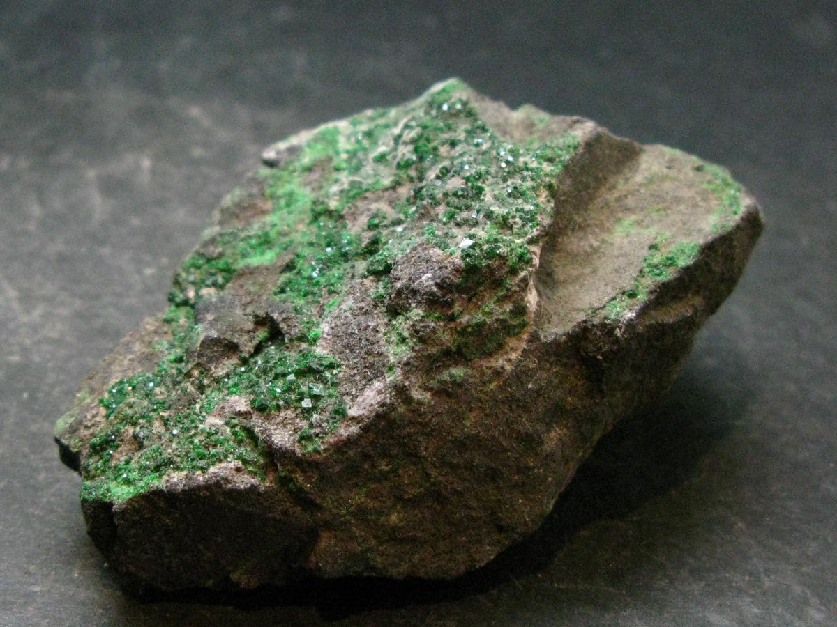 Uvarovite (Green Chromium Garnet) Cluster From Russia - 2.7"