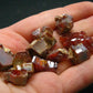 Lot of 10 Dark Red Vanadinite Cluster From Morocco - 47.14 Grams