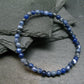 Sodalite Genuine Bracelet ~ 7 Inches ~ 4mm Round Beads
