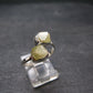 Rhodizite Rhodozite Silver Ring From Madagascar - Adjustable size - 3.08 Grams