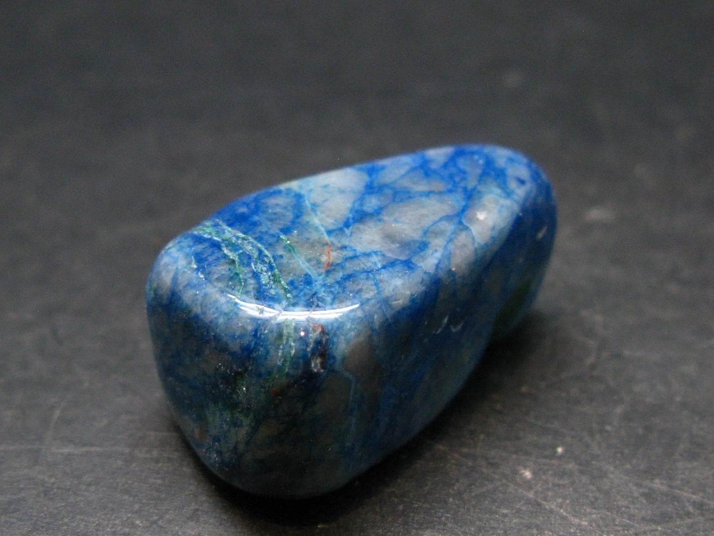 Shattuckite Tumbled Stone from Namibia - 1.1" - 14.31 Grams