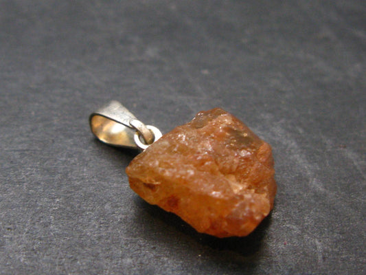 Imperial Topaz Crystal Pendant From Brazil - 0.7" - 1.7 Grams