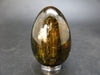 Green Tourmaline Verdite Egg From Russia - 1.8"