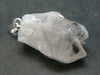 Spider quartz!! Rare Hollandite in Quartz Crystal Silver Pendant from Madagascar - 1.4" - 6.8 Grams