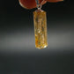 Imperial Topaz Crystal Pendant From Brazil - 1.0" - 1.85 Grams