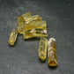 Lot of 10 Gem Heliodor Golden Beryl Crystals From Tajikistan - 10.88 Grams