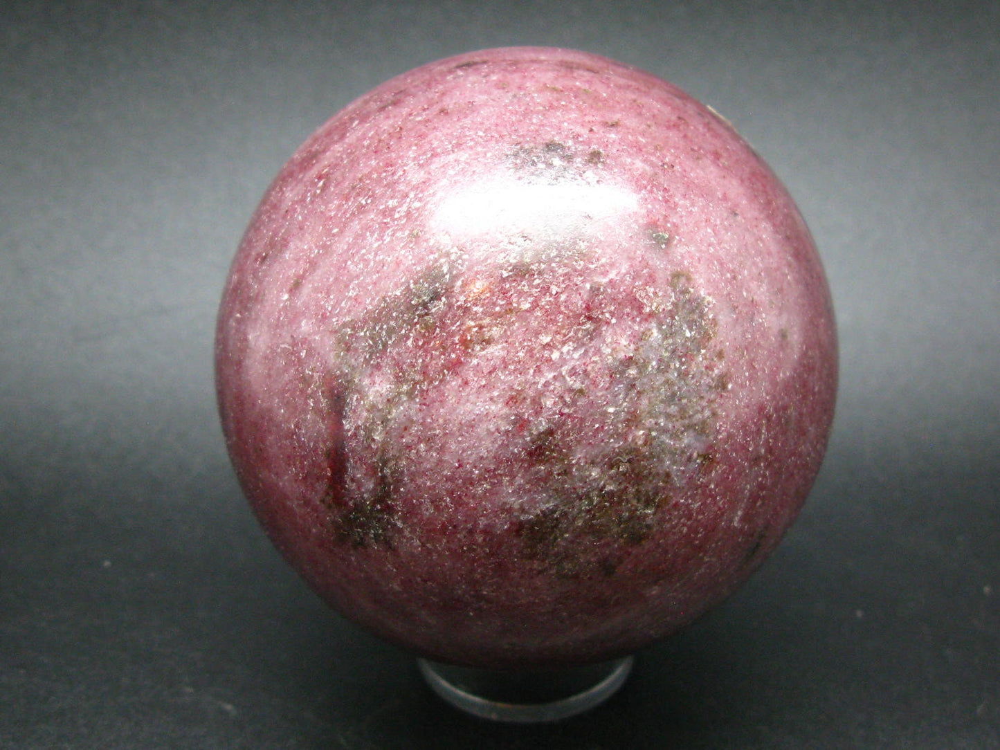 Rare Red Thulite Sphere Ball From Norway - 3.1" - 710 Grams