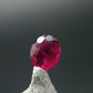 Beautiful Rare Gem Bixbite Red Beryl Emerald Cut Stone From Utah USA - 0.18 Carats - 4.2x3.5mm