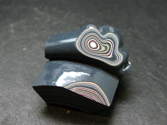 Very Cool Fordite "Detroit Motor City Agate" from Michigan - 1.4"- 11.73 Grams