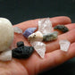 Synergy 12 Set Phenakite Moldavite Natrolite Petalite Danburite Tektite Scolecite Herderite Tanzanite Brookite 53.09 Gr