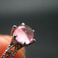 Natural Rose Quartz Ring from Brazil - 1.77 Grams - Size adjustable
