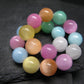 Selenite Colorful Genuine Bracelet ~ 7 Inches ~ 10mm Round Beads