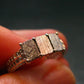 Muonionalusta Meteorite Sterling Silver Ring from Sweden - 3.23 Grams - Size 7