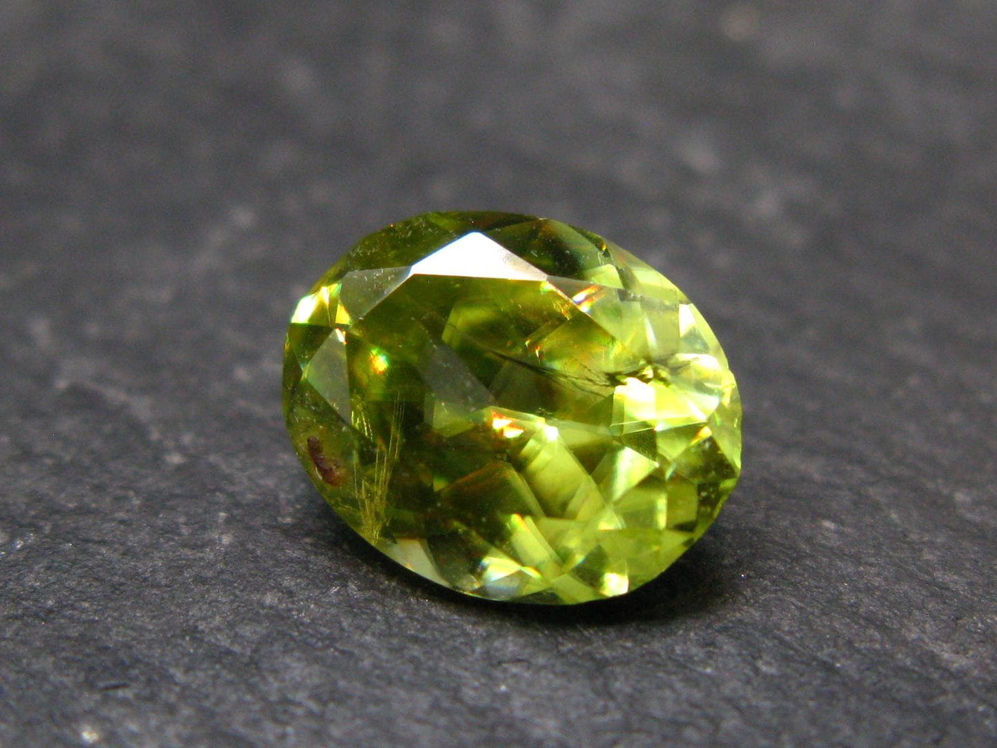 Rare Titanite Sphene Gem Cut Stone From Zimbabwe - 3.44 Carats