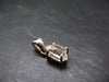 Fine Natural Herkimer Diamond Silver Pendant From New York 0.7" - 1.6 Grams