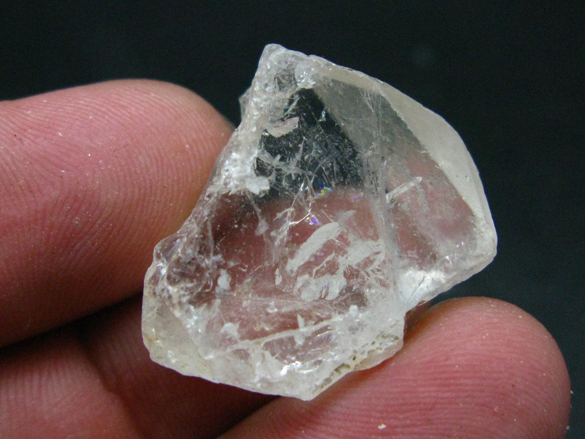 Fantastic Gemmy Raw Clear Goshenite Beryl Crystal From Brazil - 1.0" - 9.20 Grams