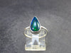 Rare Black Opal Sterling Silver Ring from Australia - Size 5.5 - 1.97 Grams