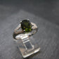 Moldavite Sterling Silver Ring From Czech Republic - Size 7.25 - 3.30 Grams