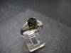 Moldavite Sterling Silver Ring From Czech Republic - Size 7.25 - 3.30 Grams
