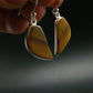 Tiger Eye Earrings - 3.59 Grams