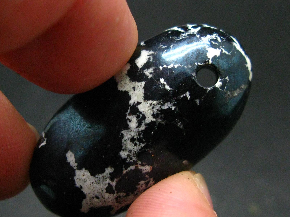 Rare Covellite Metal Free Pendant from Peru - 1.5" - 14.96 Grams