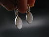 Natrolite Silver Earrings From Russia - 2.33 Grams