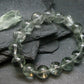 Prasiolite Green Amethyst Genuine Bracelet ~ 7 Inches ~ 12mm Round Beads