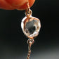 Herkimer Diamond Quartz Silver Bracelet Adjustable Length - 3.07 Grams