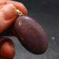 Purple Jade Silver Plated Pendant From Turkey - 1.5" - 5.29 Grams