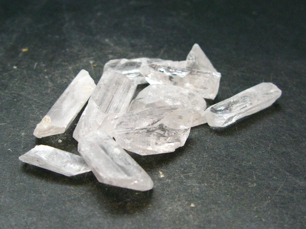 Nice Lot of 10 Danburite Crystals From Mexico - 124.65 Carats