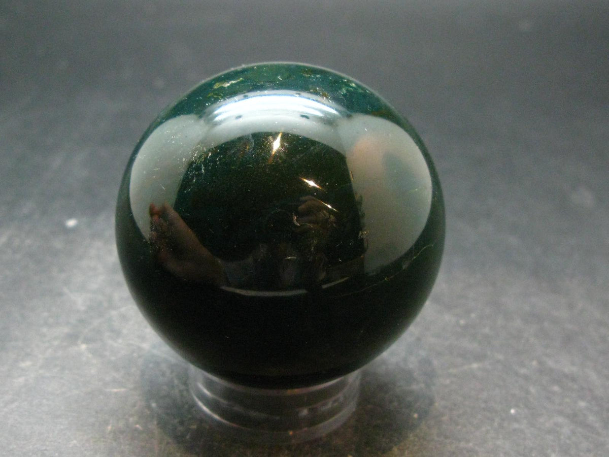 Bloodstone Sphere From India - 2.1" - 222.56 Grams